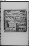 death certificate of Alice Wakefield